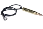 Collana Proiettile Nato 5.56 Originale Mira al Cuore colore nero Collana Proiettile Nato 5.56 Originale Mira al Cuore colore nero